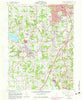 Mansfield South Ohio Historical topographic map, 1:24000 scale, 7.5 X 7.5 Minute, Year 1961