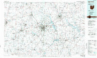 Mansfield Ohio Historical topographic map, 1:100000 scale, 30 X 60 Minute, Year 1986