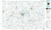 Mansfield Ohio Historical topographic map, 1:100000 scale, 30 X 60 Minute, Year 1986