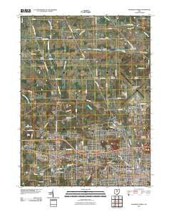 Mansfield North Ohio Historical topographic map, 1:24000 scale, 7.5 X 7.5 Minute, Year 2010