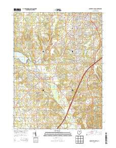 Mansfield South Ohio Historical topographic map, 1:24000 scale, 7.5 X 7.5 Minute, Year 2013