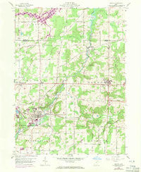 Mantua Ohio Historical topographic map, 1:24000 scale, 7.5 X 7.5 Minute, Year 1959