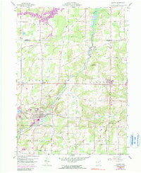 Mantua Ohio Historical topographic map, 1:24000 scale, 7.5 X 7.5 Minute, Year 1959