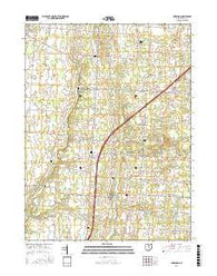 Marengo Ohio Current topographic map, 1:24000 scale, 7.5 X 7.5 Minute, Year 2016