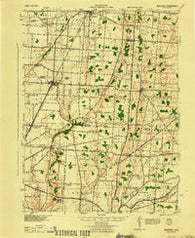 Marengo Ohio Historical topographic map, 1:62500 scale, 15 X 15 Minute, Year 1943