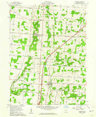 Marengo Ohio Historical topographic map, 1:24000 scale, 7.5 X 7.5 Minute, Year 1961