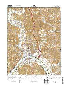 Marietta Ohio Historical topographic map, 1:24000 scale, 7.5 X 7.5 Minute, Year 2013