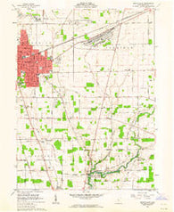 Marion East Ohio Historical topographic map, 1:24000 scale, 7.5 X 7.5 Minute, Year 1961