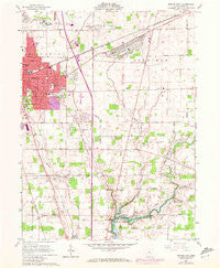 Marion East Ohio Historical topographic map, 1:24000 scale, 7.5 X 7.5 Minute, Year 1961