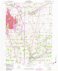 Marion East Ohio Historical topographic map, 1:24000 scale, 7.5 X 7.5 Minute, Year 1961