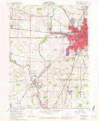 Marion West Ohio Historical topographic map, 1:24000 scale, 7.5 X 7.5 Minute, Year 1961