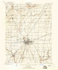 Marion Ohio Historical topographic map, 1:62500 scale, 15 X 15 Minute, Year 1903