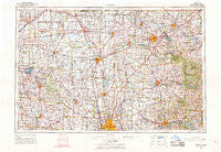 Marion Ohio Historical topographic map, 1:250000 scale, 1 X 2 Degree, Year 1966