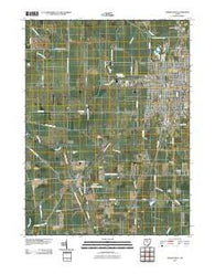 Marion West Ohio Historical topographic map, 1:24000 scale, 7.5 X 7.5 Minute, Year 2010