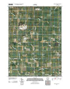 Mark Center Ohio Historical topographic map, 1:24000 scale, 7.5 X 7.5 Minute, Year 2010