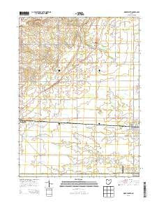 Mark Center Ohio Historical topographic map, 1:24000 scale, 7.5 X 7.5 Minute, Year 2013