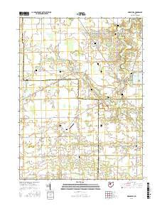Marseilles Ohio Current topographic map, 1:24000 scale, 7.5 X 7.5 Minute, Year 2016