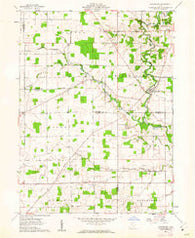 Marseilles Ohio Historical topographic map, 1:24000 scale, 7.5 X 7.5 Minute, Year 1960