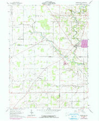 Marseilles Ohio Historical topographic map, 1:24000 scale, 7.5 X 7.5 Minute, Year 1960