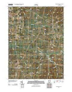 Martinsburg Ohio Historical topographic map, 1:24000 scale, 7.5 X 7.5 Minute, Year 2010
