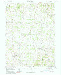 Martinsburg Ohio Historical topographic map, 1:24000 scale, 7.5 X 7.5 Minute, Year 1961