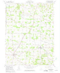 Martinsburg Ohio Historical topographic map, 1:24000 scale, 7.5 X 7.5 Minute, Year 1961
