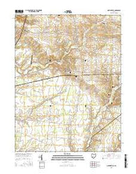 Martinsville Ohio Current topographic map, 1:24000 scale, 7.5 X 7.5 Minute, Year 2016