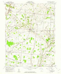 Martinsville Ohio Historical topographic map, 1:24000 scale, 7.5 X 7.5 Minute, Year 1960