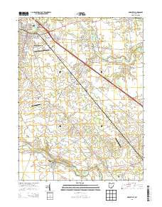 Marysville Ohio Historical topographic map, 1:24000 scale, 7.5 X 7.5 Minute, Year 2013