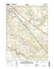 Marysville Ohio Current topographic map, 1:24000 scale, 7.5 X 7.5 Minute, Year 2016
