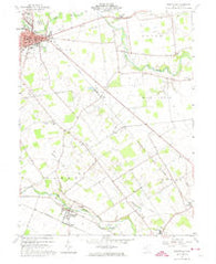 Marysville Ohio Historical topographic map, 1:24000 scale, 7.5 X 7.5 Minute, Year 1961
