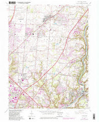 Mason Ohio Historical topographic map, 1:24000 scale, 7.5 X 7.5 Minute, Year 1965