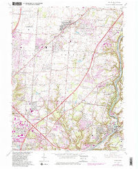 Mason Ohio Historical topographic map, 1:24000 scale, 7.5 X 7.5 Minute, Year 1965