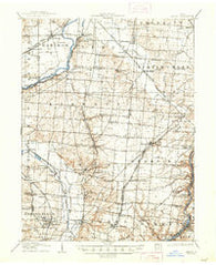 Mason Ohio Historical topographic map, 1:62500 scale, 15 X 15 Minute, Year 1906