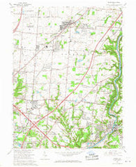 Mason Ohio Historical topographic map, 1:24000 scale, 7.5 X 7.5 Minute, Year 1965