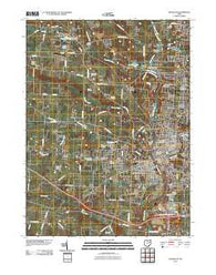 Massillon Ohio Historical topographic map, 1:24000 scale, 7.5 X 7.5 Minute, Year 2010