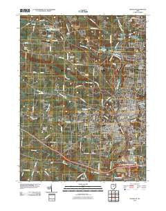 Massillon Ohio Historical topographic map, 1:24000 scale, 7.5 X 7.5 Minute, Year 2010