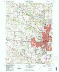 Massillon Ohio Historical topographic map, 1:24000 scale, 7.5 X 7.5 Minute, Year 1994