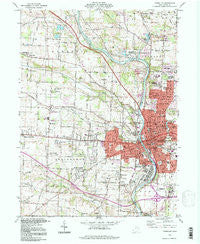 Massillon Ohio Historical topographic map, 1:24000 scale, 7.5 X 7.5 Minute, Year 1994