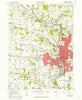 Massillon Ohio Historical topographic map, 1:24000 scale, 7.5 X 7.5 Minute, Year 1961