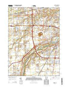 Maumee Ohio Historical topographic map, 1:24000 scale, 7.5 X 7.5 Minute, Year 2013