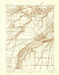 Maumee Ohio Historical topographic map, 1:24000 scale, 7.5 X 7.5 Minute, Year 1935