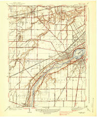 Maumee Ohio Historical topographic map, 1:31680 scale, 7.5 X 7.5 Minute, Year 1938