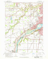 Maumee Ohio Historical topographic map, 1:24000 scale, 7.5 X 7.5 Minute, Year 1964