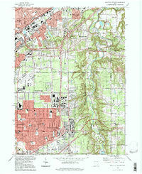 Mayfield Heights Ohio Historical topographic map, 1:24000 scale, 7.5 X 7.5 Minute, Year 1994