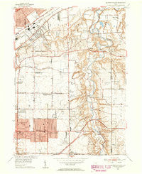 Mayfield Heights Ohio Historical topographic map, 1:24000 scale, 7.5 X 7.5 Minute, Year 1953