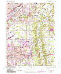 Mayfield Heights Ohio Historical topographic map, 1:24000 scale, 7.5 X 7.5 Minute, Year 1963