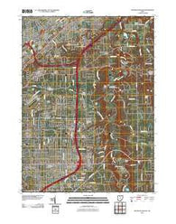 Mayfield Heights Ohio Historical topographic map, 1:24000 scale, 7.5 X 7.5 Minute, Year 2010