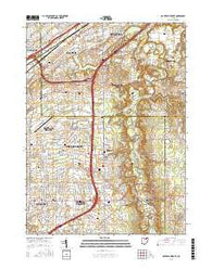 Mayfield Heights Ohio Current topographic map, 1:24000 scale, 7.5 X 7.5 Minute, Year 2016