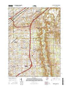 Mayfield Heights Ohio Current topographic map, 1:24000 scale, 7.5 X 7.5 Minute, Year 2016